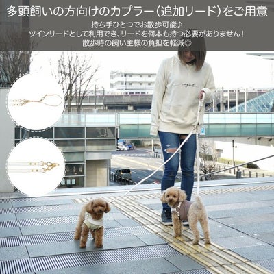 【ポイント20倍】☆楽天ランキング1位☆ラッピング無料犬犬用ペットグッズ用品ドッググッズ超小型犬小型犬中型犬あす楽メール便送料無料誕生日記念日父の日母の日ホワイトデーギフトプレゼントリードレザーヌメ革牛革日本製散歩多頭飼い２頭複数